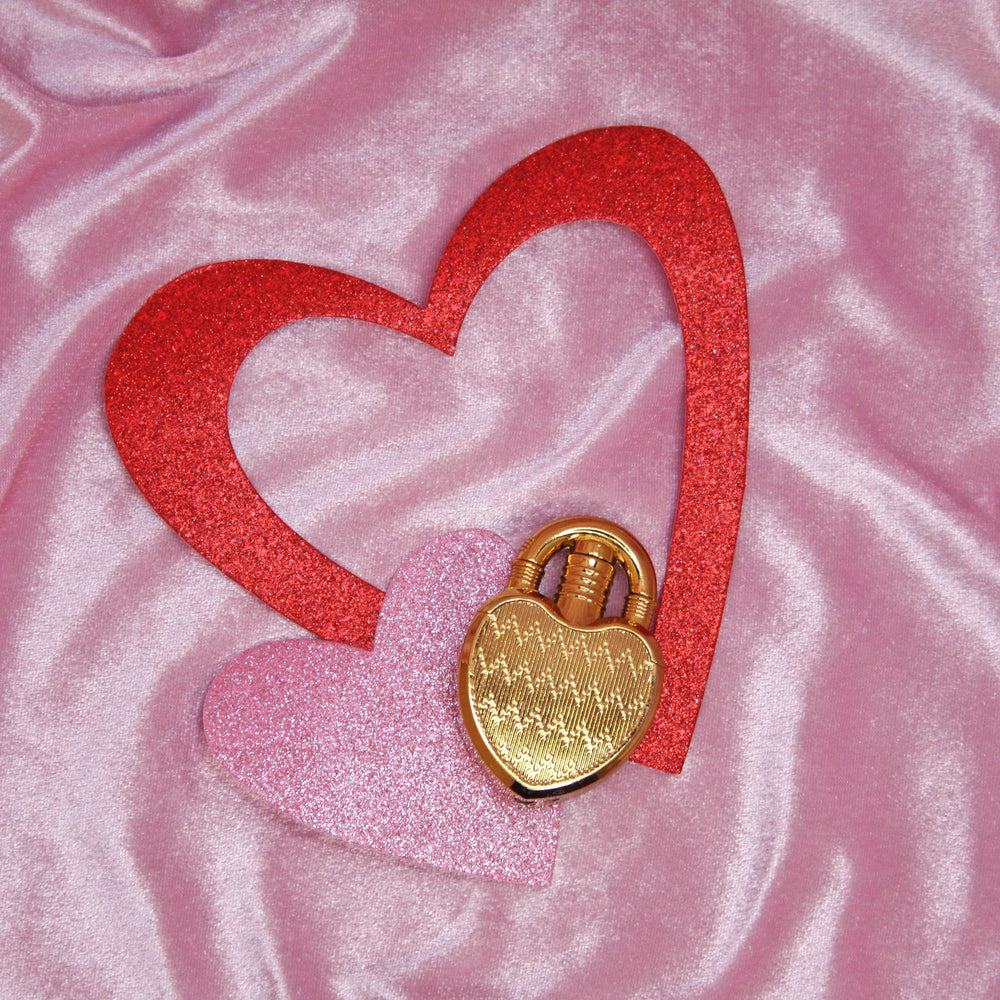 A Shop of Things - Heart Lock Lighter- Gold