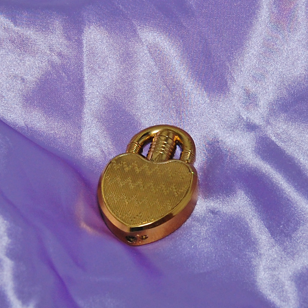 A Shop of Things - Heart Lock Lighter- Gold