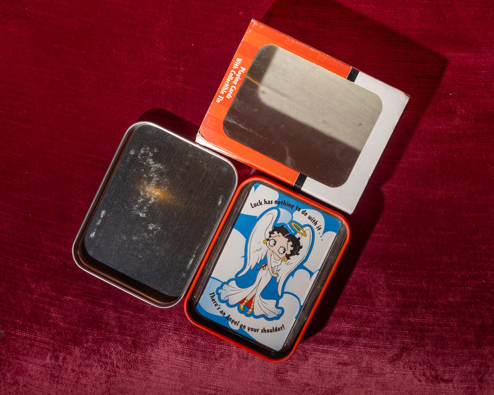 Vintage Betty Boop Collectible Playing Cards + Collectible Tins