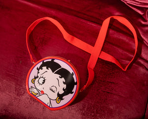 Betty Boop Round Metal Purse (Deadstock)