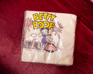 1989 Betty Boop Napkin Set – Scooter Design (Sealed)