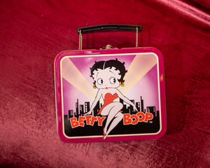 Betty Boop Metal Lunchbox – Purple Spotlight Design