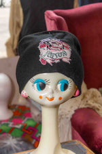Poison Skull Beanie – Vintage Rock Style