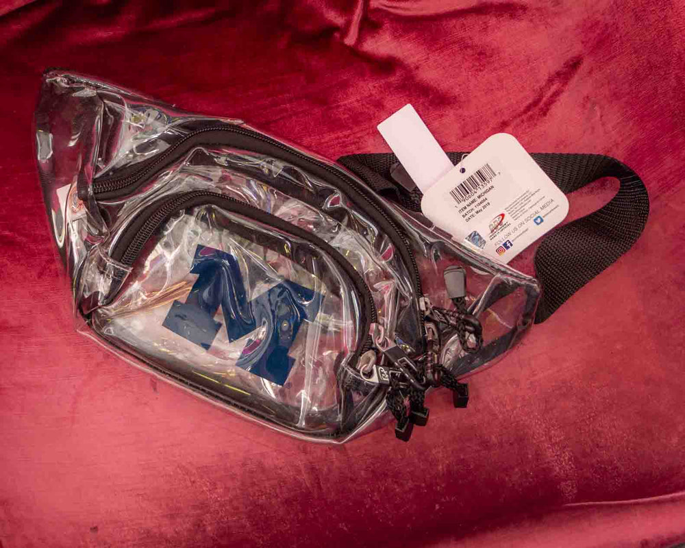 University of Michigan Clear Stadium-Approved Waist Bag