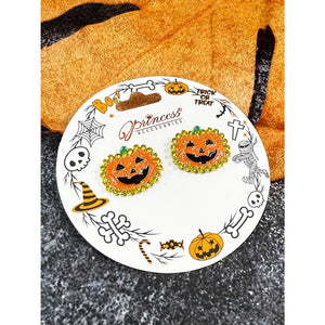 Halloween Theme Post Large Earring Set