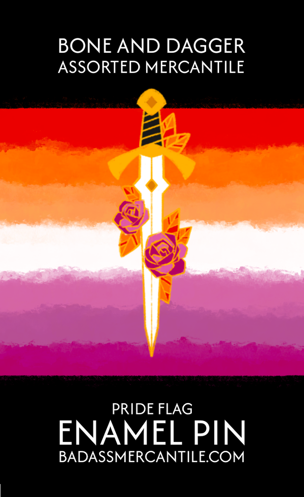 Pride Sword Enamel Pin