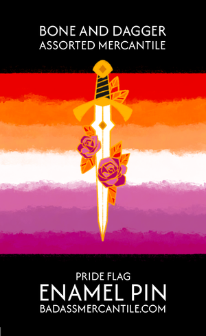 Pride Sword Enamel Pin