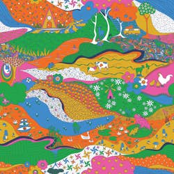 Landscape Pocket Tunic Rainbow