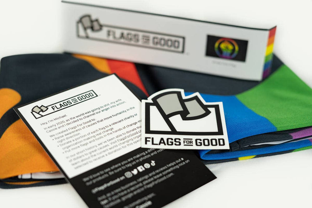 Flags For Good - Black Lives Matter Pride Fist Flag