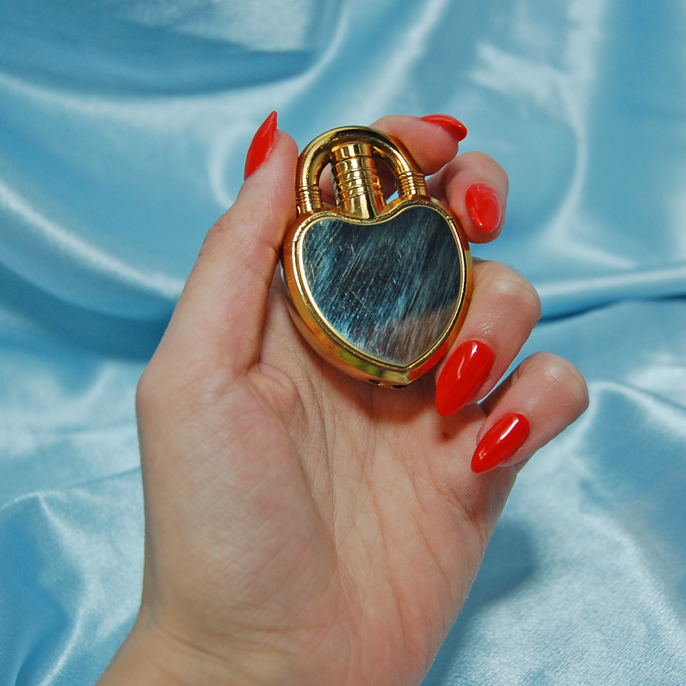 A Shop of Things - Heart Lock Lighter- Gold