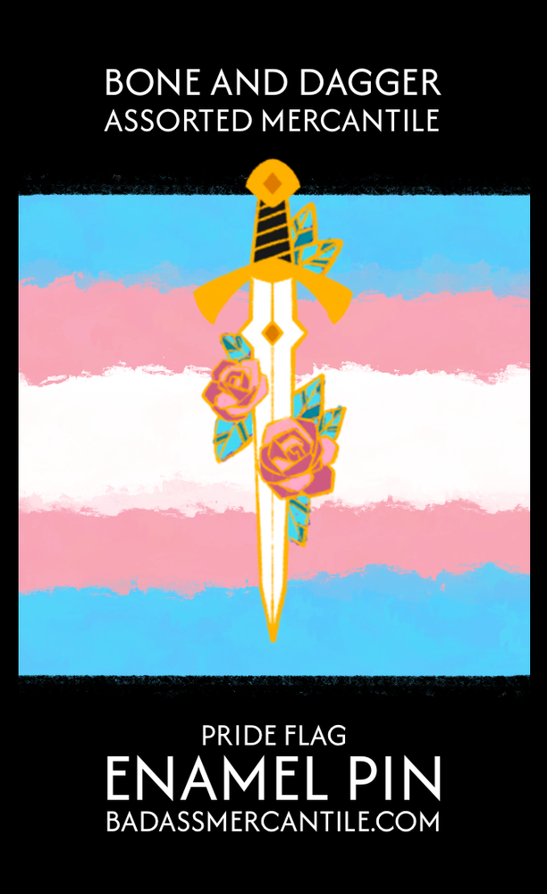 Pride Sword Enamel Pin