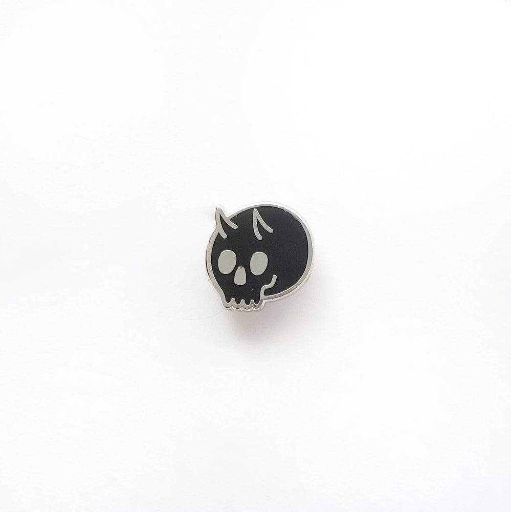 These Things - Lil demon skull enamel pin