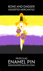 Pride Sword Enamel Pin