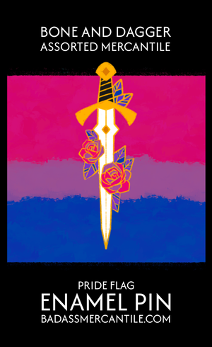 Pride Sword Enamel Pin