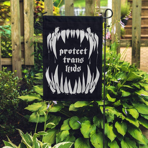 Protect Trans Kids Garden Flag