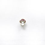 Mushroom Folk enamel mini pin