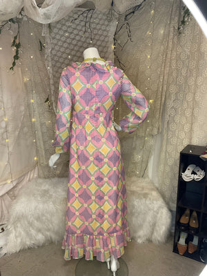 Clowncore prairie gown XS