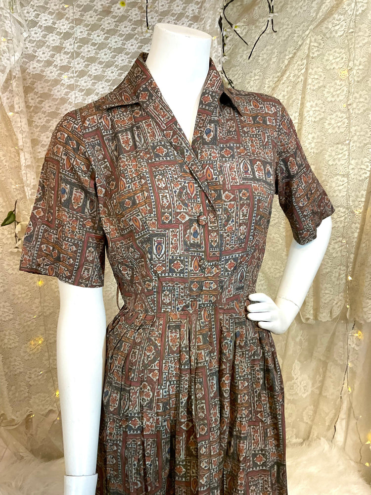 50’s Ann Taylor shirtwaist dress xs extra small