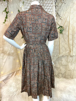 50’s Ann Taylor shirtwaist dress xs extra small