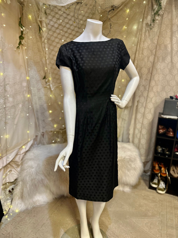 1950's Alfred Werber of Saint Louis Polkadot Dress