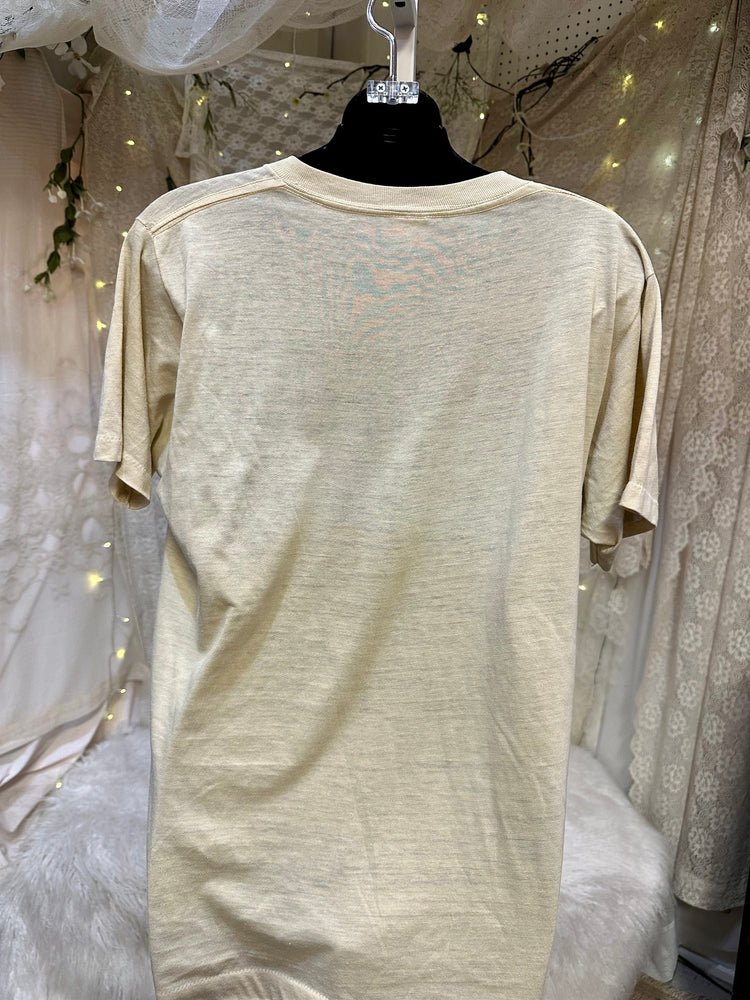 VTG 1970's 20th Century Fox Heat Transfer Taupe Graphic T-shirt Large