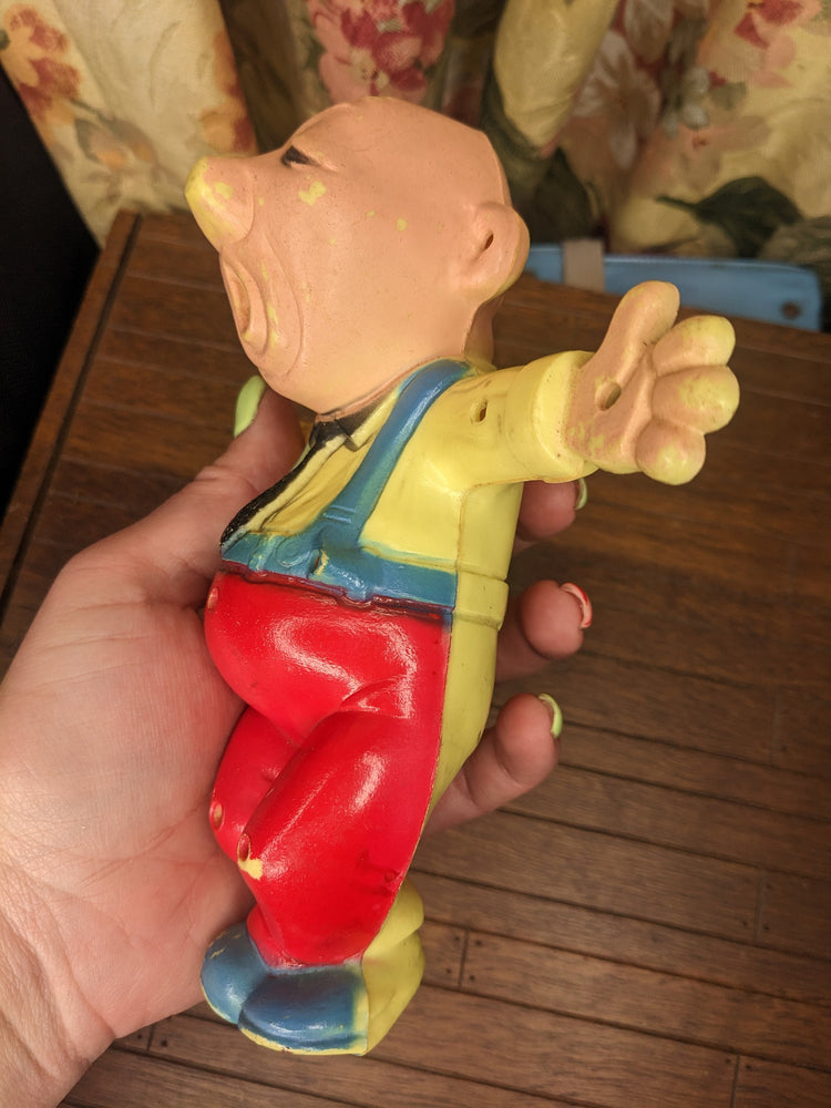 Vintage plastic parachute man from the 60s