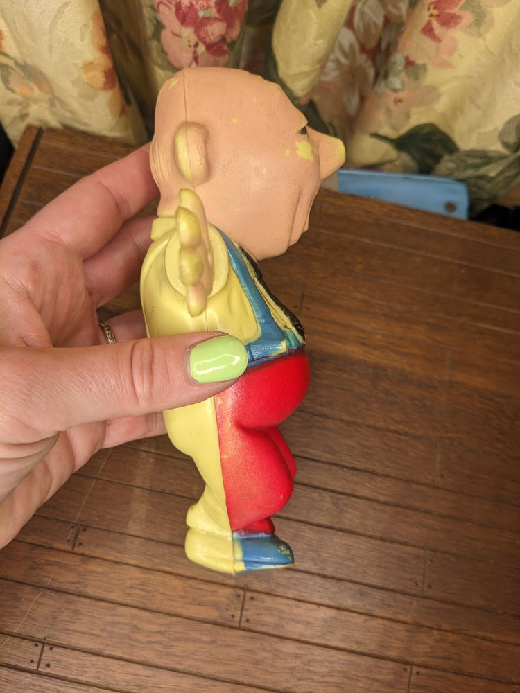Vintage plastic parachute man from the 60s