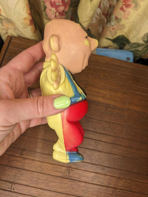 Vintage plastic parachute man from the 60s