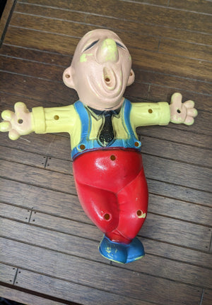 Vintage plastic parachute man from the 60s
