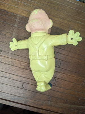 Vintage plastic parachute man from the 60s