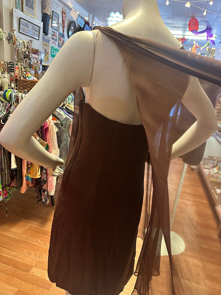 Dont post yet 1960s Mod Shannon Rodgers for Jerry Silverman Trapeze Chiffon Dress