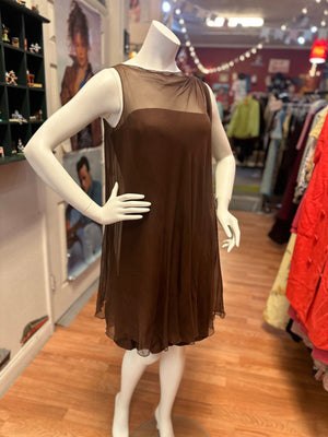 Dont post yet 1960s Mod Shannon Rodgers for Jerry Silverman Trapeze Chiffon Dress