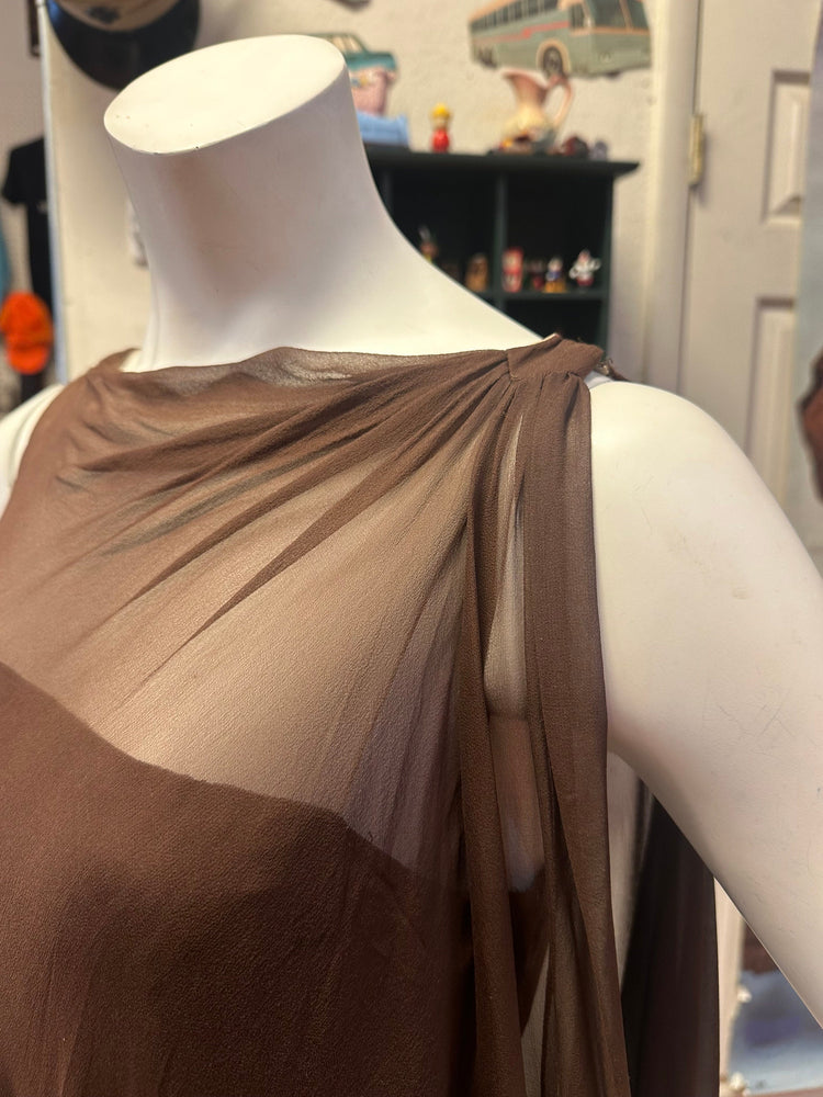 Dont post yet 1960s Mod Shannon Rodgers for Jerry Silverman Trapeze Chiffon Dress