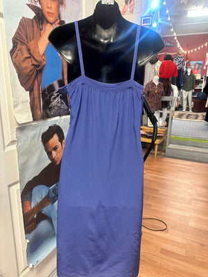 AS IS 1970's Saint Pierre Purple Silk Slip