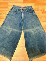 90's/2000's Insane Rare Super Wide Leg Raver Breakdown Jeans Size 32/33