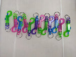 80s 90s deadstock neon keychain lot for Loot Grab Bags