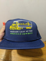 Deadstock Vintage Trucker cap hat Trucker: Last of The American Cowboys