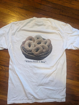 Fresh is best!  Deadstock East Coast Bagel t-shirt sizes Small to XXL