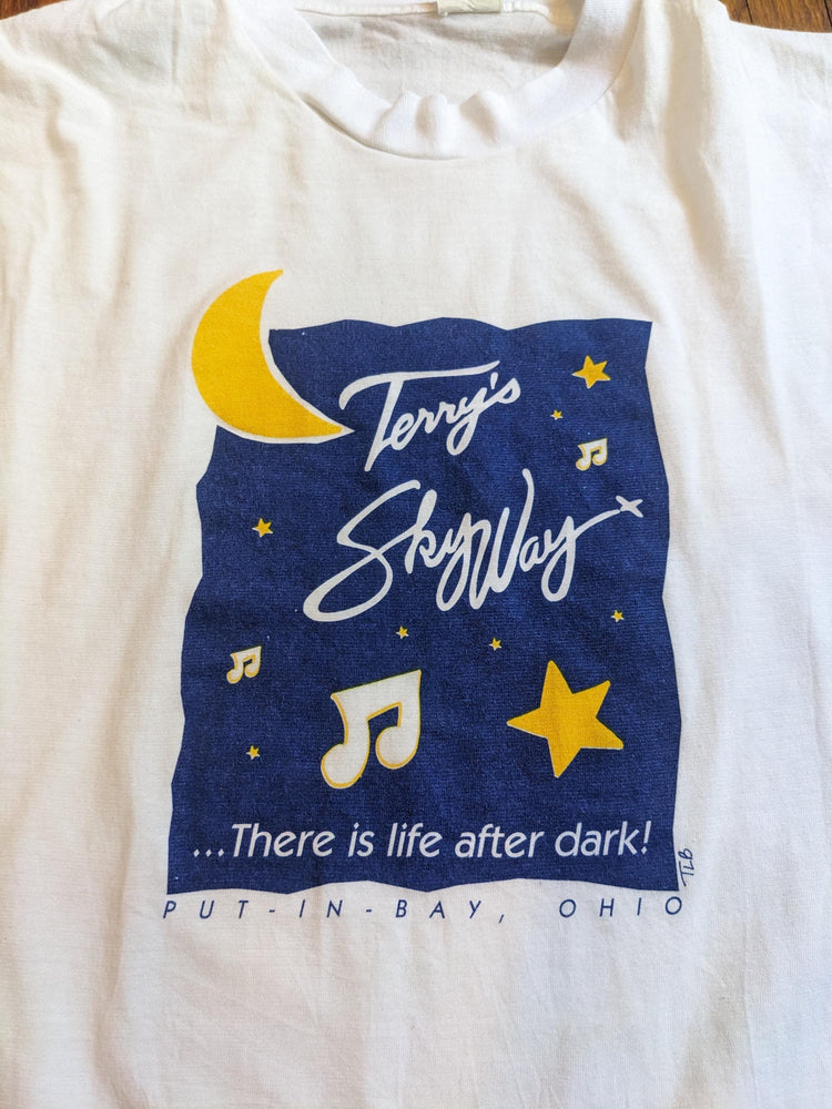 Deadstock 80s 90s t-shirt Terry's Skyway Put-in-bay Ohio PiB XXL T-shirt