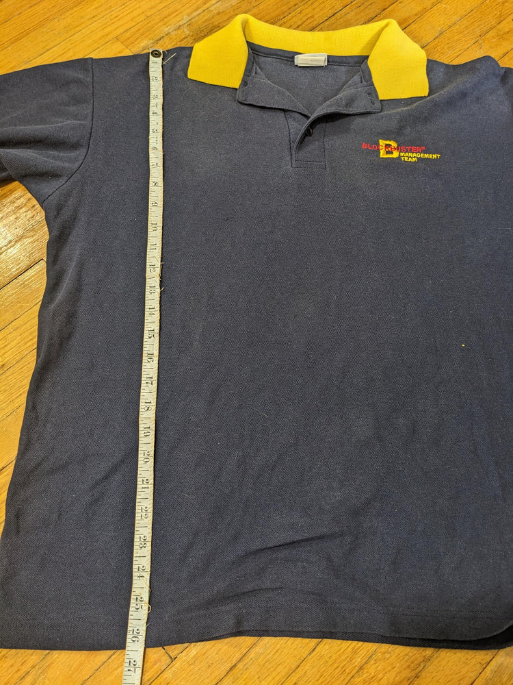 Blockbuster Management vintage polo shirt size Xl men's 90s