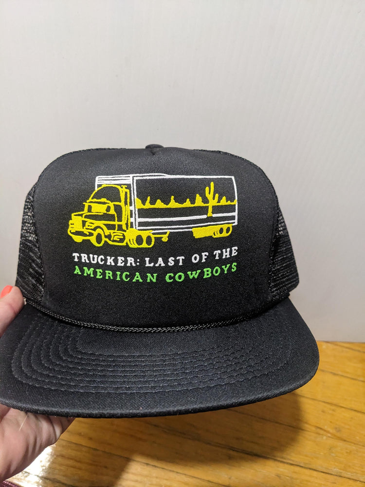 Deadstock Vintage Trucker cap hat Trucker: Last of The American Cowboys