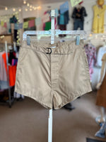 Deadstock Beige U.S. Navy Dive Swim Trunks size Small - XS