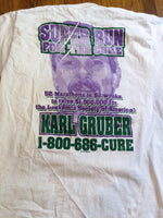 Deadstock 90s Y2k t-shirt Save A Life Wear a Gruber Leukemia t-shirt