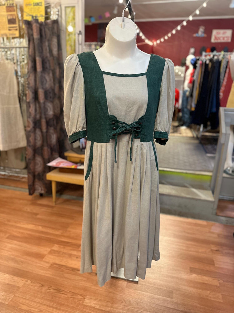 German Summer Dirndl Meico Landhaus Cottagecore Trachtenhaus Dress Size 16 XL Unique SALE