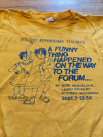 Vintage deadstock Ohio Toledo Rep Theatre A funny thing happened on the way to the forum... Small Shirt 1984