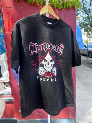 90’s y2k Deadstock Choppers Forever Grunge Biker T-shirt