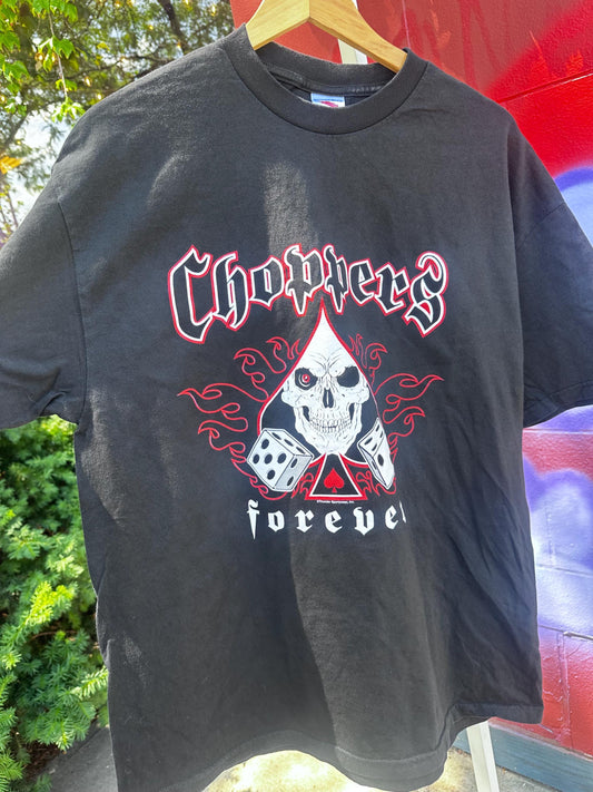 90’s y2k Deadstock Choppers Forever Grunge Biker T-shirt
