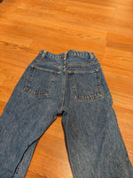 90s high waist mom jeans size 24" waist straight leg SHORT Xxs Arizona