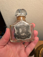 Baccarat Cristal Bottle Perfume from Guerlain, circa 1900 Paris France w label