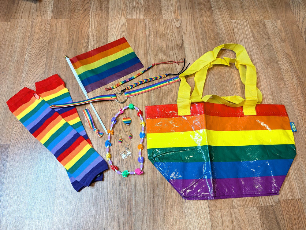 Rainbow Gay Pride grab bag mystery gift box lot